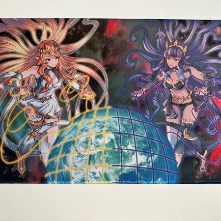 Playmat diseño Red de plata luz y oscuridad 60×35