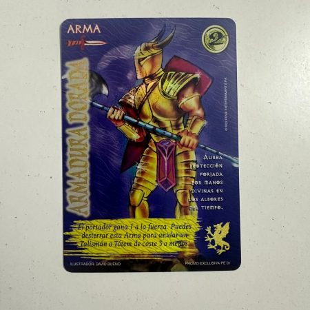 Armadura Dorada Promo