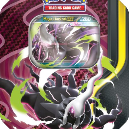 (Preventa 28 de Agosto 2026) Pokémon: Mega Forces Tin – Mega-Darkrai ex (ingles)